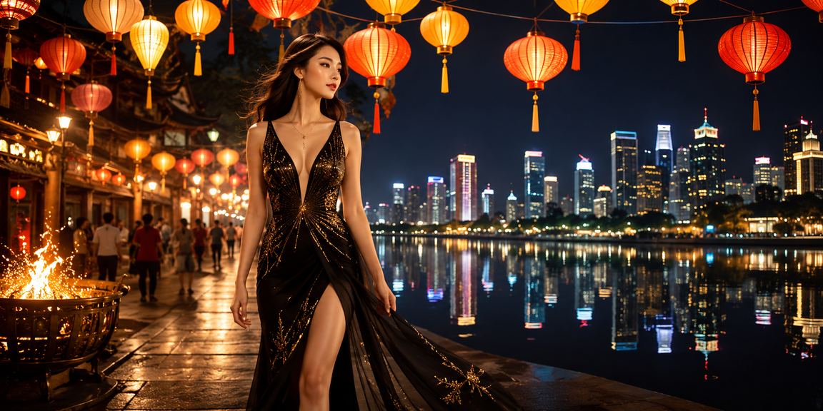 Cảnh chợ đêm Huế về khuya – người dùng tranh thủ kiểm tra kèo thể thao trên điện thoại